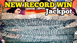 NEW RECORD WIN Inside The High Limit Coin Pusher Jackpot WON MONEY ASMR