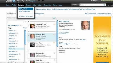 Using LinkedIn Tags To Organize Connections
