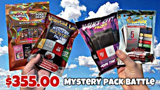 $355 PokeRev vs Unlisted Leaf vs PokiChloe/PokeDean vs PokeVault MYSTERY PACK BATTLE! #reaction #fyp