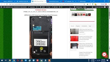 Download OPPO Clone A10 Flash File Firmware | MT6580 5.1 Hang Logo Fixed Stock Rom