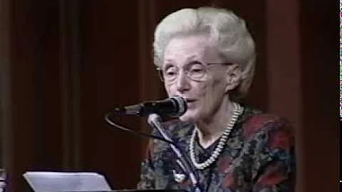 Marion Pritchard, 1996 Wallenberg Lecture