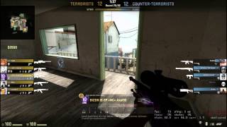 CS:GO - AWP/P250 Ace + One Bullet Double Kill on Seaside