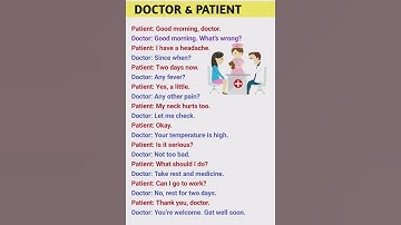 Conversation between Doctor and Patient about Headache #conversation #doctor #patient #headache