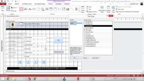Defining Tab Stops | MS Access Database 26