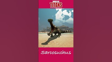[Path of Titans] Sarcosuchus Squeal & Motion #pathoftitans #gameplay #PoT