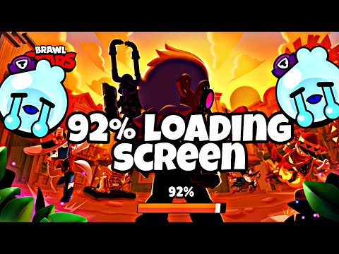 Brawl stars 92% loading screen