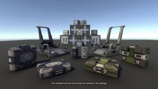 SciFi Decoration/Props Pack 01 - Unity