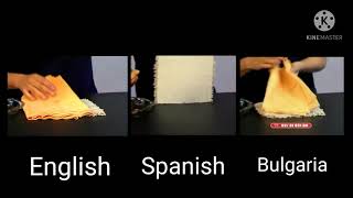 Shamwow Commercials English Vs Spanish Vs Bulgaria