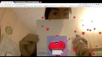 WebXR  - AFRAME + ArJS - gltf model + particles
