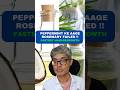 Indian Peppermint better than rosemary !! Fastest Hair Regrowth#AdonHairKit #viral #shorts
