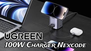 UGREEN 100W 2-in-1 GaN Desktop Charger | 100W Charger Nexcode | TheAgusCTS