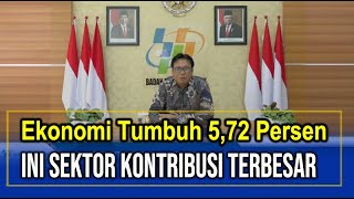 Ekonomi Indonesia Tumbuh 5,72 Persen di Kuartal III/2022