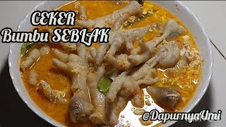 Cobain Resepnya👍CEKER Bumbu SEBLAK @DapurnyaUmi #cekerayam #olahanceker 