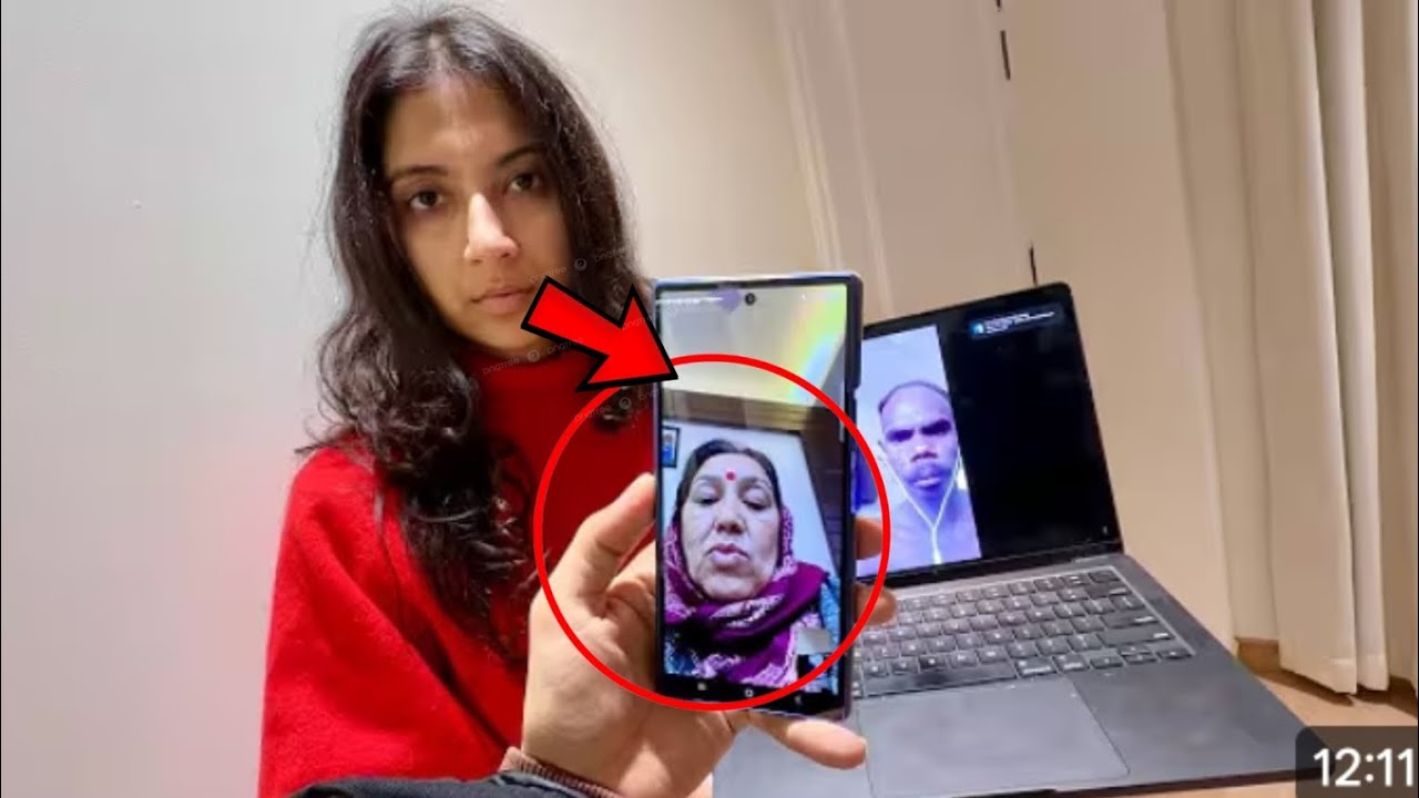 Video call prank with mummy ji 