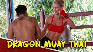 DRAGON MUAY THAI PHUKET (ROBYN'S PRIVATE CLASS) | FITNESS STREET VLOGS