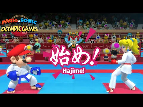 Mario Sonic At The Olympic Games Tokyo 2020 Karate Mario Sonic Bowser Jr Vector Blaze Gameplay