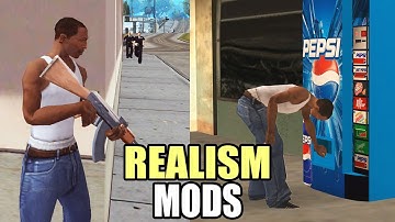 Realistic Animations and Real Life Mods for GTA San Andreas