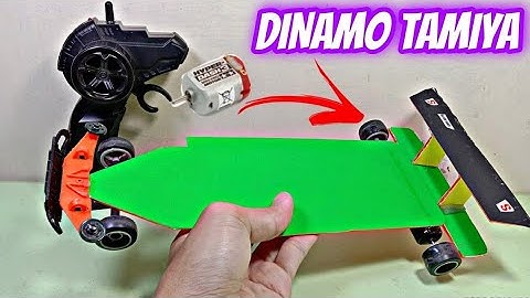 HOW TO MAKE A MINI REMOTE CAR ELECTRONIC TOY CIRCUITS USING A TAMIYA DYNAMO PUSH