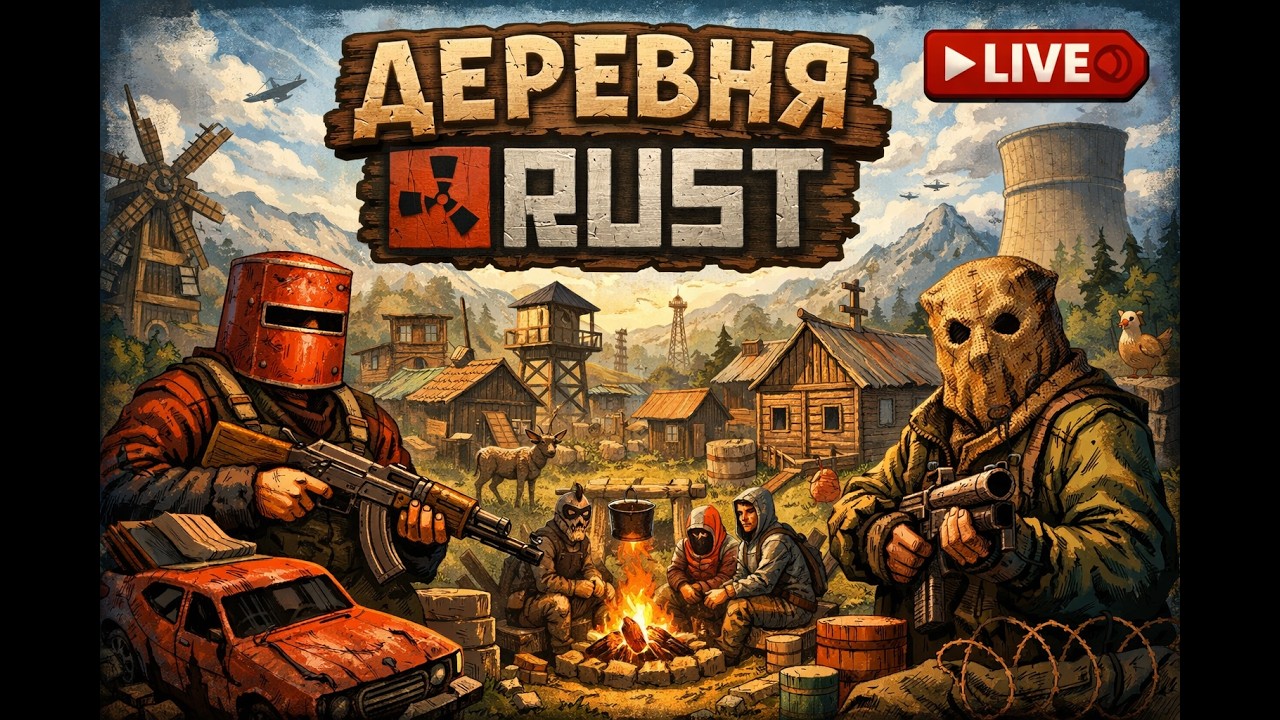 Деревня | ФЕНИКС RUST | для Новичков №6