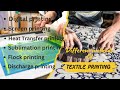 Textile printing | Different methods | Process | pros and cons