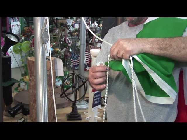 How to Replace a Rope When it is on a Flag Pole 