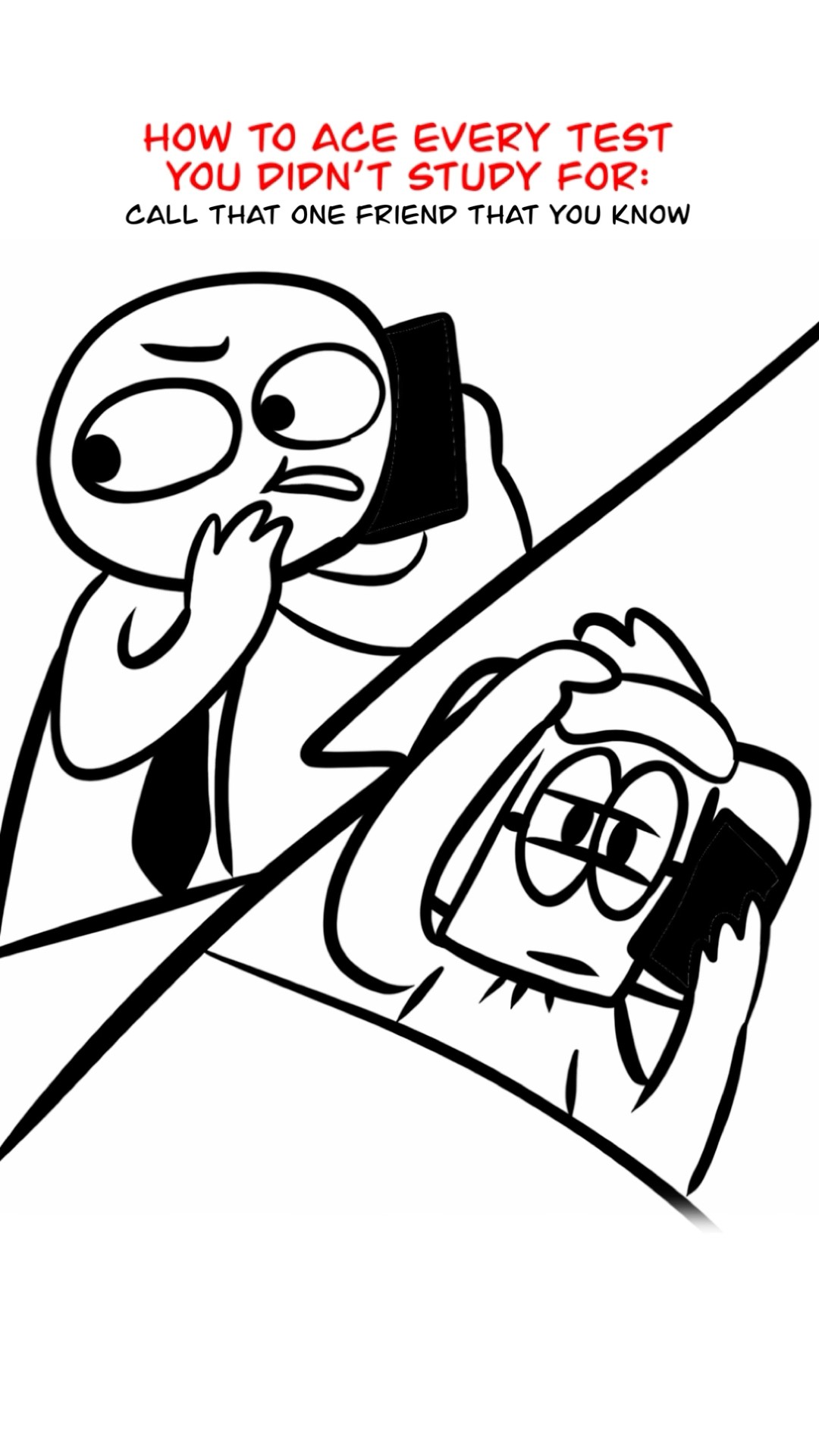 How To Ace Every Test ? (Animation Meme) Anim: RedFlowerCrown #shortsvideo