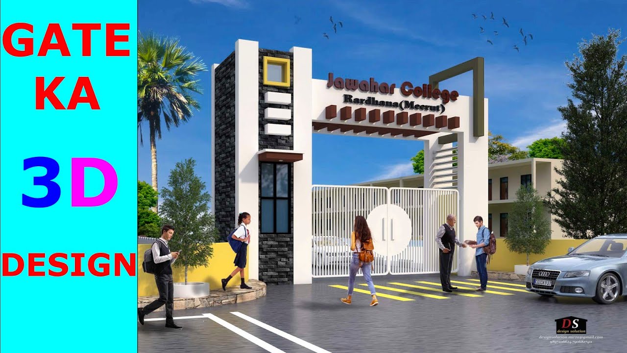 Entrance Gate Design For School