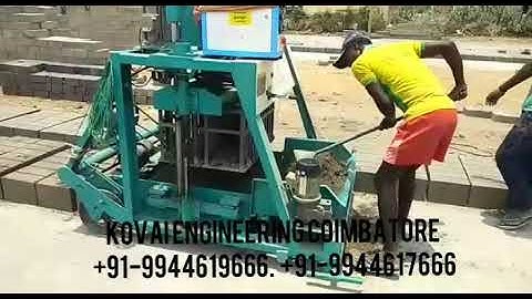 Solid Block Making Machine Double Punch