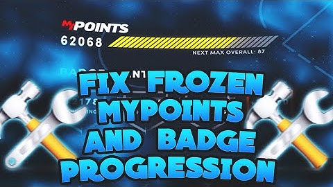 HOW TO FIX FROZEN BADGE & MYPOINTS PROGRESSION IN NBA 2K21 NEXT GEN! NO MYPOINTS OR BADGE POINTS FIX