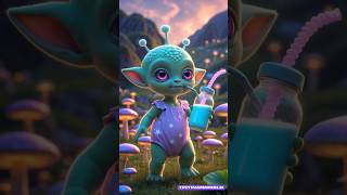Cute Baby Alien Dudi Dudi Dum Dum