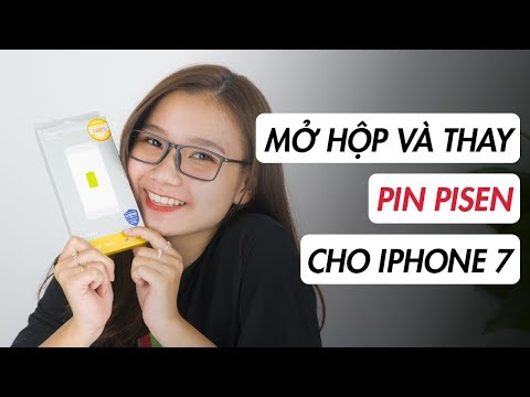 Mở hộp và thay pin Pisen cho iPhone 7 | Điện Thoại Vui