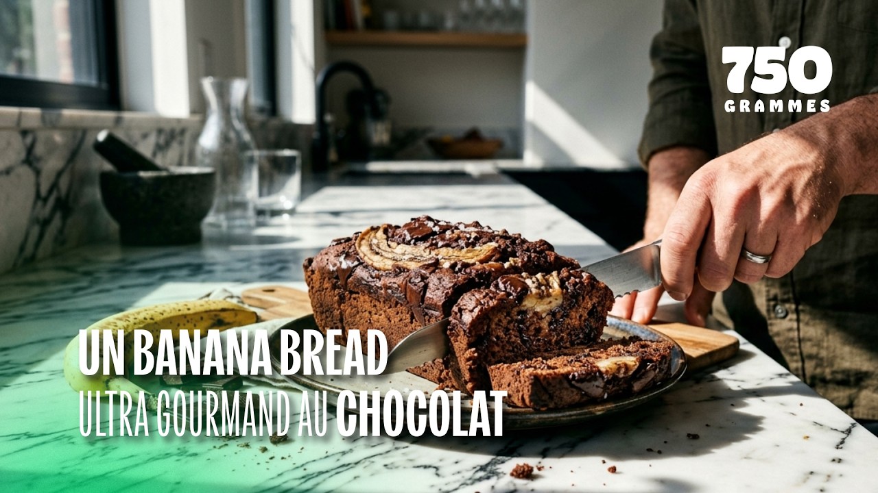 La véritable recette du banana bread au chocolat