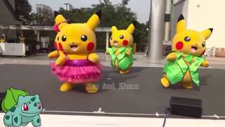 pokemon go Goyang Pokemon Pikachu Dance Bikin Ketawa Ngakak Lucu Khanzahirah