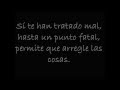 Cafe Tacuba - Aprovechate de mí (letra♥)