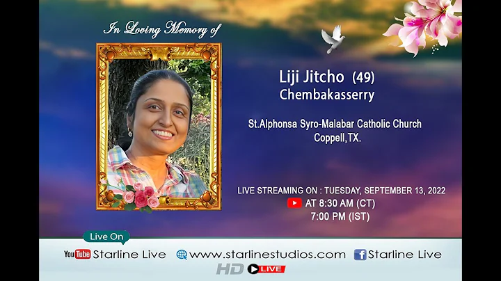 Funeral Service of Liji Jitcho Chembakasserry