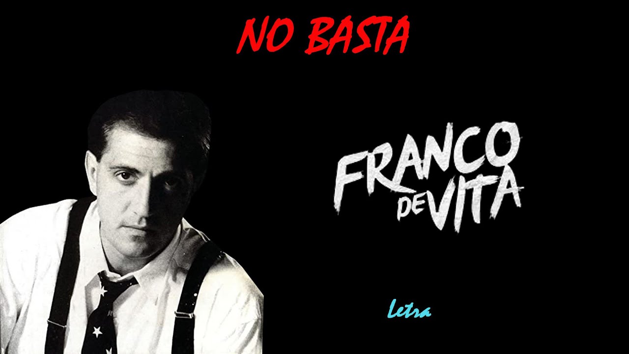 No basta - Franco de Vita (Letra) 🎼 - YouTube