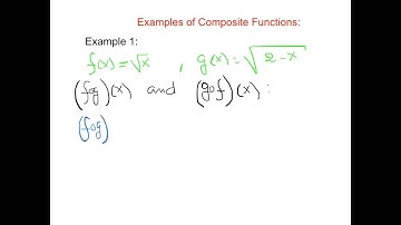 Composite Functions Example 1