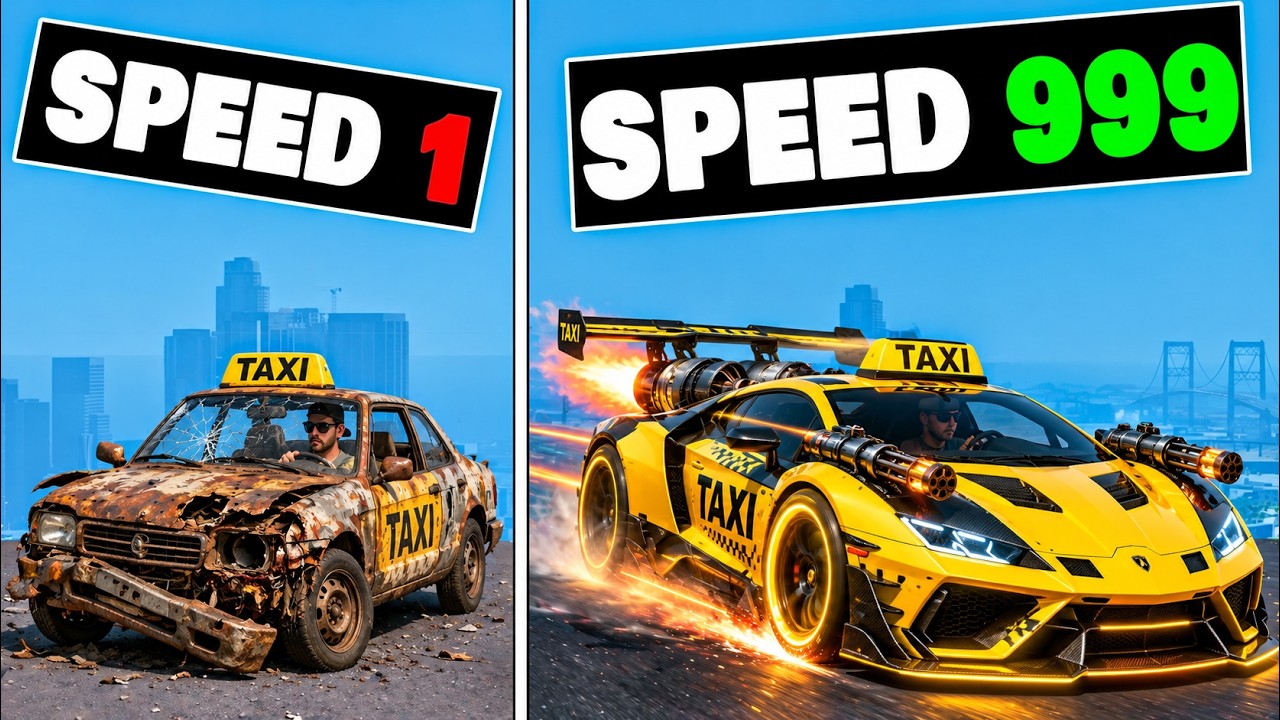 Every Time I Crash, My TAXI Upgrades in GTA 5