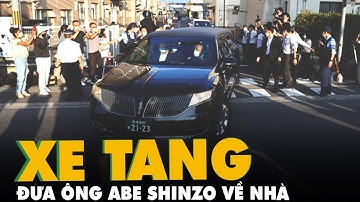 Xe tang đưa cựu thủ tướng Nhật Bản Abe Shinzo về nhà ở Tokyo