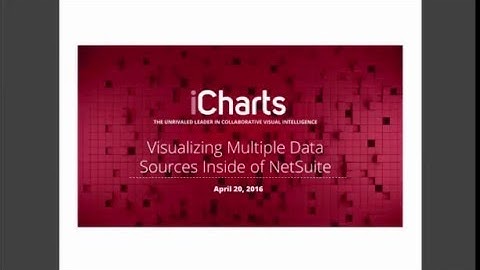 How to Integrate and Visualize Multiple Data Sources in NetSuite Webinar