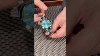 Rolex Milgauss Z Blue Dial Green Crystal Steel Mens Watch 116400GV Review | SwissWatchExpo