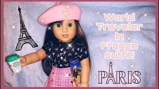 American Girl: World Traveler In France outfit (Unboxing &amp; Review) [Starring: Grace Thomas]