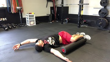 Side lying T-spine rotation w/ reaching windmill