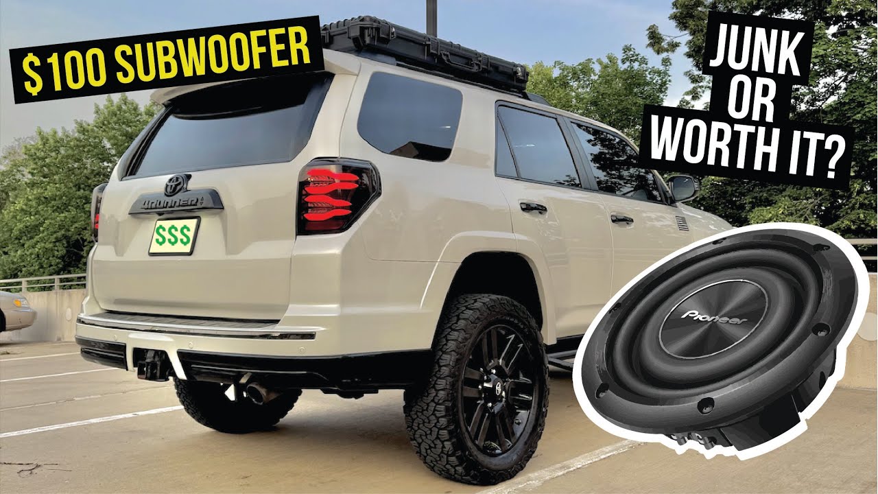 Can a $100 Subwoofer Save This 4Runner's Audio System? - YouTube