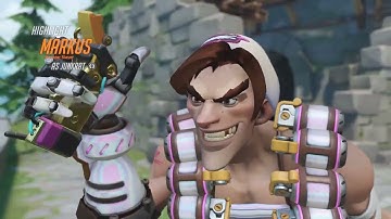 Overwatch 2: Junkrat highlight on Eichenwalde.