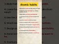 Atomic habits #motivation #yourmotivation Mp3 Song