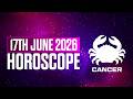 ♋ Cancer Horoscope June 17 2026 | Nurture Yourself &amp; Watch Magic Happen | Daily Astrology