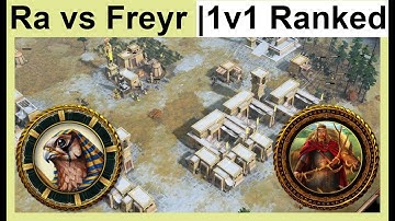 Ra vs Freyr | 1v1 Ranked | Age of Mythology Retold
