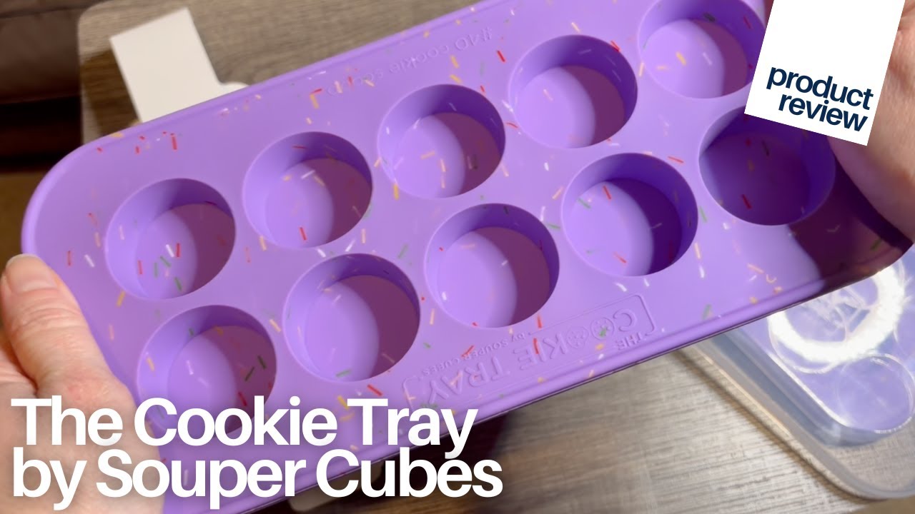 The Cookie Tray by Souper Cubes Review | Freeze & Store Perfect Cookie Dough Rounds Mold Set