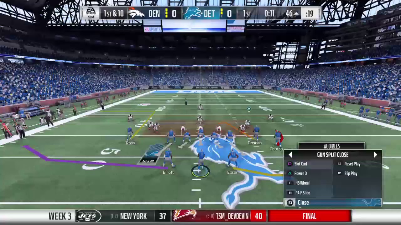 Lions week 3 vs broncos - YouTube